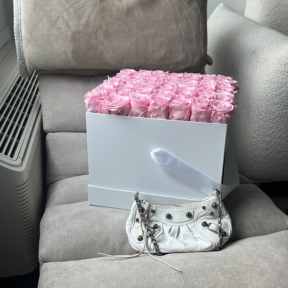 Balenciaga - WOMEN'S LE CAGOLE MINI BAG WITH CHAIN IN OFF WHITE - Picture 3 of 3